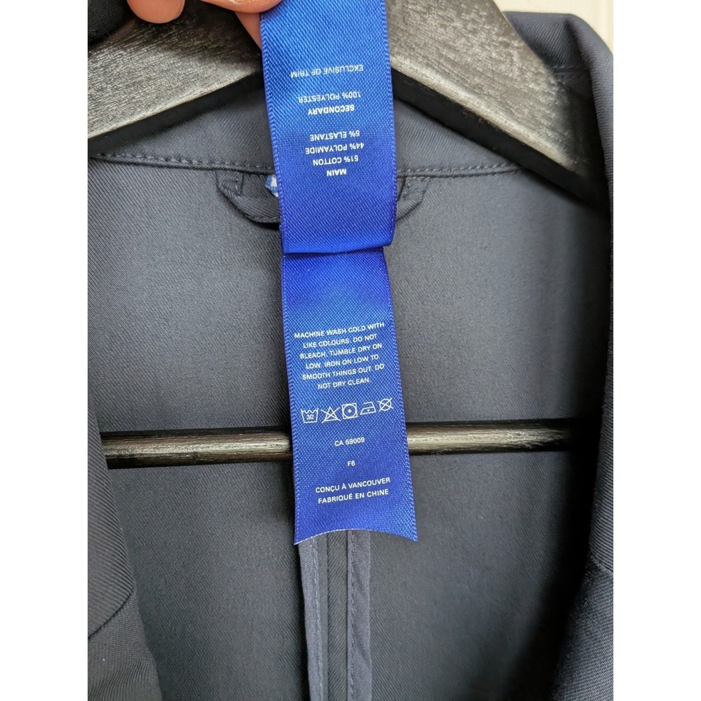 Kit & Ace Blazer L Navy Stretch‎ Tech Jacket Minimal Travel Casual - Picture 4 of 16